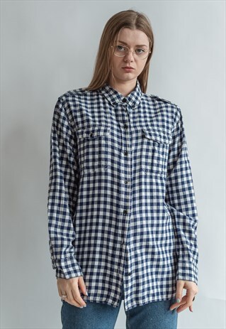 VINTAGE 90S CHECKERED GRUNGE SHIRT
