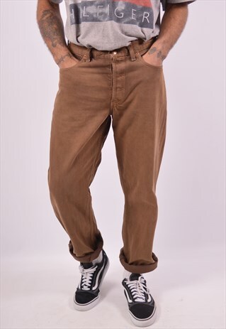 VINTAGE LEVI'S STRAIGHT JEANS BROWN