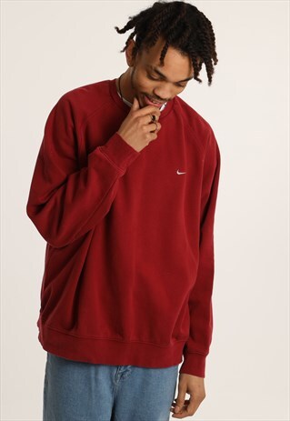 VINTAGE NIKE EMBROIDERED LOGO SWEATSHIRT