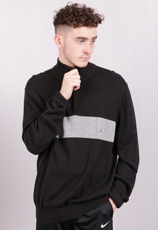 VINTAGE 1/4 ZIP NAUTICA JUMPER Z127