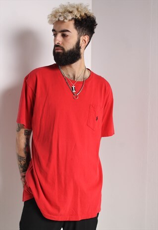 VINTAGE POLO RALPH LAUREN POLO SHIRT RED