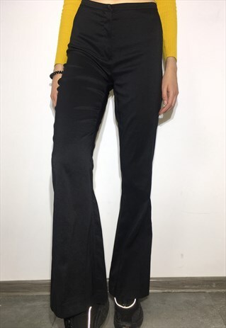 VINTAGE 90' OLDSCHOOL UNIQUE BLACK TROUSERS