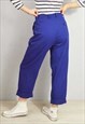 UNISEX HIGH WAISTED FRENCH WORK PANTS STRAIGHT LEG