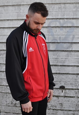 VINTAGE 90'S ADIDAS FOOTBALL SPORTS TRACK JACKET