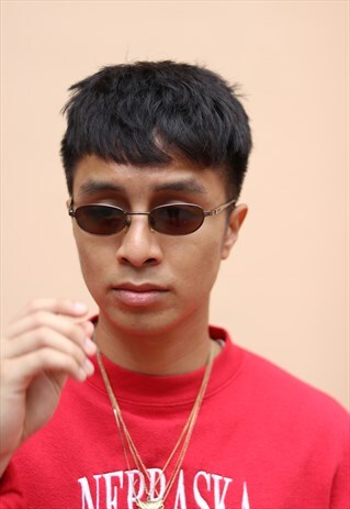 HUDIS VINTAGE OVAL SUNGLASSES
