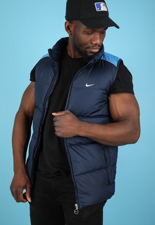 VINTAGE NIKE PUFFER GILLET JACKET NJ311