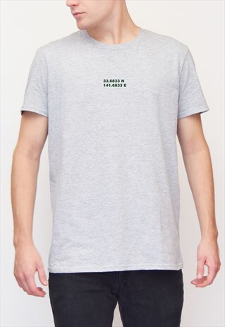 GREY COORDINATES (GREEN) T-SHIRT