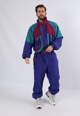 Vintage 90's RODEO Full Ski Suit TALL UK XL 44 - 46" (7BG)