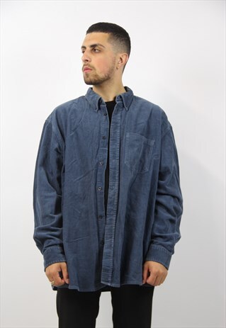 VINTAGE CORD BLUE SHIRT