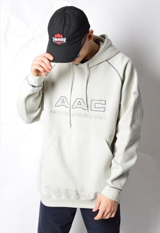 2001 BEIGE EMBROIDERED ADIDAS HOODIE