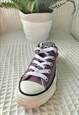 RETRO PURPLE CANVAS ALL STAR CONVERSE  UK4