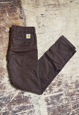 Vintage 90s Brown Carhartt Cargo Utility Trousers