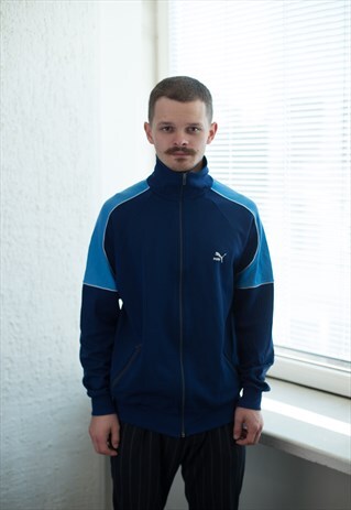 VINTAGE 80'S BLUE SPORT JACKET