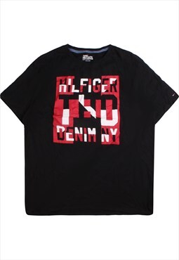 Vintage  Tommy Hilfiger T Shirt Crewneck Short Sleeve Black