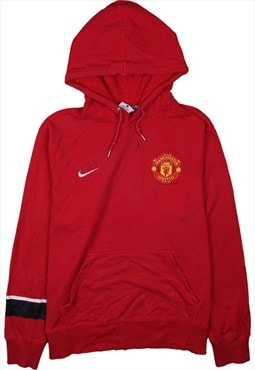 Vintage 90's Nike Hoodie Pullover Manchester United Swoosh