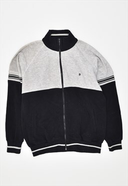 Vintage 90's Pierre Cardin Sweatshirt Jumper Slim Fit Grey