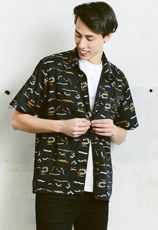 VINTAGE 90S PATTERNED SHIRT