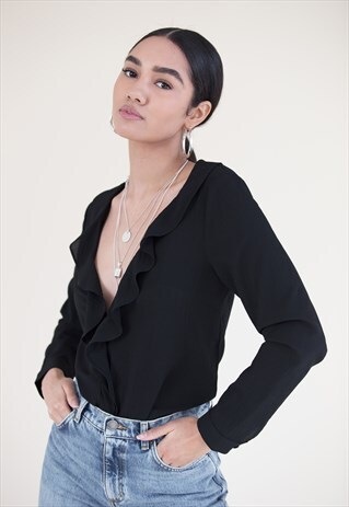 LEELA BLOUSE - BLACK