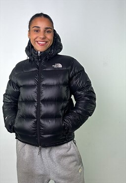 Black 90s The North Face 800 Series Puffer Jacket Coat