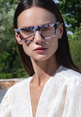 TOKYO AZURE SQUARE SUNGLASSES