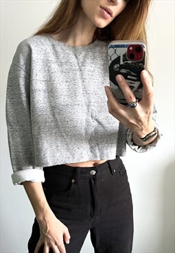 Casual Cotton Skater Hip Hop Street Cropped Top Jumper