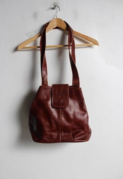 VIntage Y2K JOOP Leather Handbag Brown