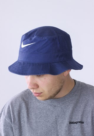 90S VINTAGE MENS NIKE LOGO COTTON BUCKET HAT
