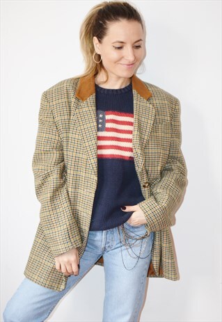 vintage oversized blazer