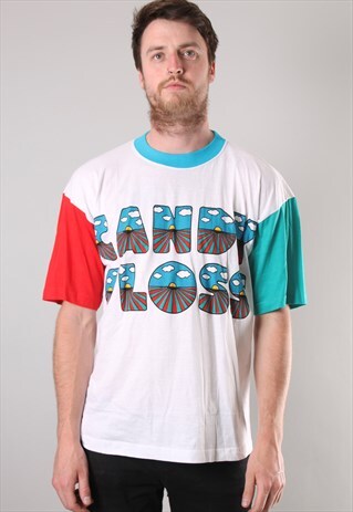 VINTAGE CANDY FLOSS 90'S PRINT T-SHIRT XL