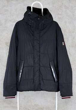 Tommy Hilfiger Black Puffer Jacket Men's Medium