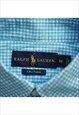 RALPH LAUREN VINTAGE BLUE CHECK SHIRT WOMENS