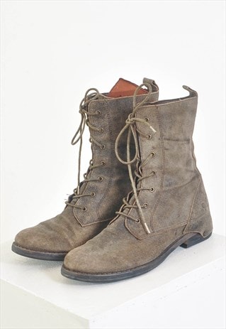 Vintage 00s suede leather boots