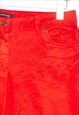 LANDS END CORD PANT SKINNY FIT RED