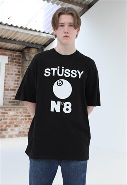 Deadstock Stussy 8 Ball No 8 tshirt 