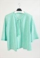 Vintage 80s top in mint green