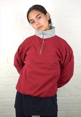 VINTAGE 90'S 1/4 ZIP SWEATSHIRT