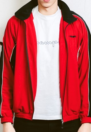 VINTAGE UMBRO VELVET VELOUR TRACK JACKET