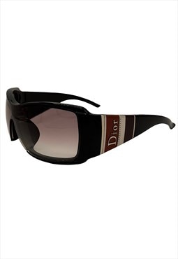 Christian Dior Sunglasses Shield Logo Oversized DIOR STRIPES