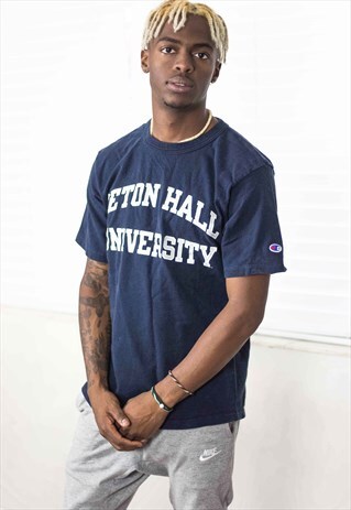 VINTAGE CHAMPION T-SHIRT LOGO 90S M 8.4