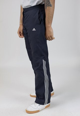 VINTAGE 90'S ADIDAS BLACK SHELL BOTTOMS