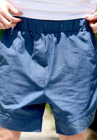 HIGH SHORTS/ DENIM SHORTS/ WOMENS SHORTS/ LONG SHORTS