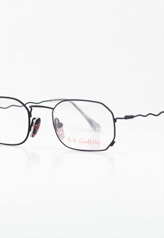 90S MAX OPTIK RECTANGLE VINTAGE GLASSES EYEGLASSES DEADSTOCK