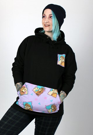 DISNEY LION KING REWORKED OVERSIZED HOODIE