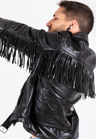 VINTAGE 80S LEATHER JACKET / S6933