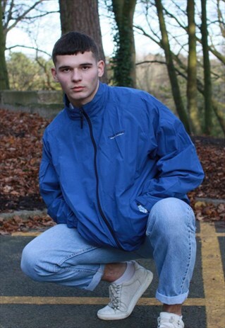 VINTAGE BLUE RALPH LAUREN POLO SPORT WINDBREAKER