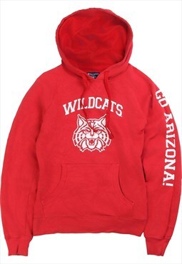 Vintage  Champion Hoodie Wildcats College Pullover Red Small