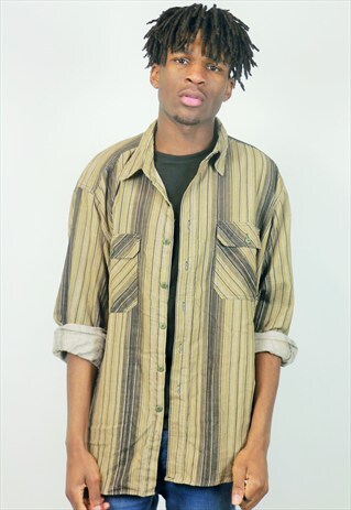 VINTAGE BROWN CORD SHIRT