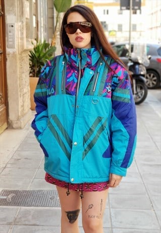 VINTAGE PUFFER SKI JACKET BY FILA COD. 7-65