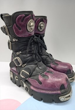 pre owned new rock boots