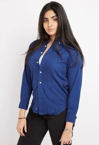 VINTAGE BLUE RALPH LAUREN SHIRT